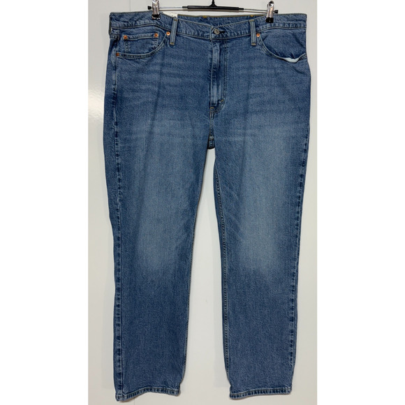 Levis 514 Jeans Mens 40X30 Blue Straight Medium Wash Stretch Workwear NWT - Picture 1 of 9